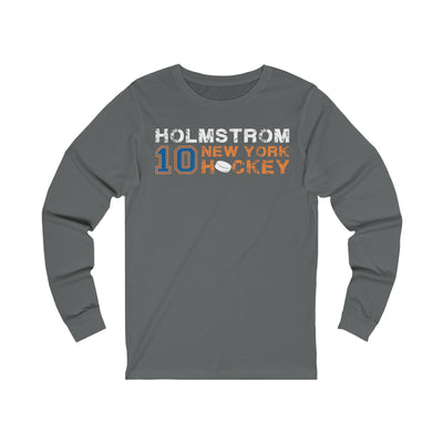 Holmstrom 10 New York Hockey Unisex Jersey Long Sleeve Shirt