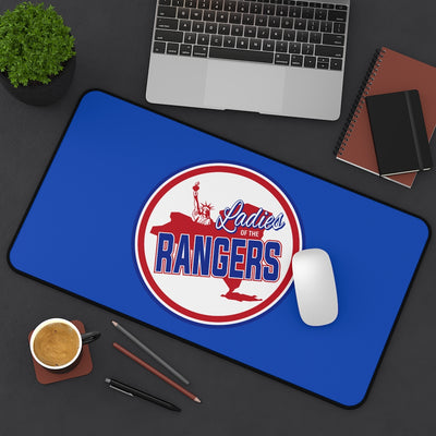 Ladies Of The Rangers Desk Mat In Blue