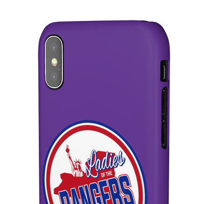 Ladies Of The Rangers Snap Phone Cases In Purple