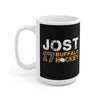 Jost 17 Buffalo Hockey Ceramic Coffee Mug In Black, 15oz