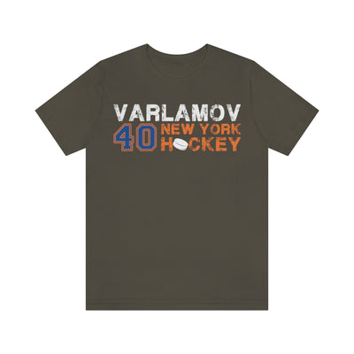 Varlamov 40 New York Hockey Unisex Jersey Tee