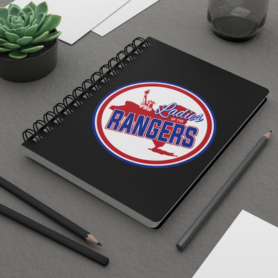 Ladies Of The Rangers Spiral Bound Journal In Black