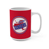 Ladies Of The Rangers Ceramic Coffee Mug, Red, 15oz