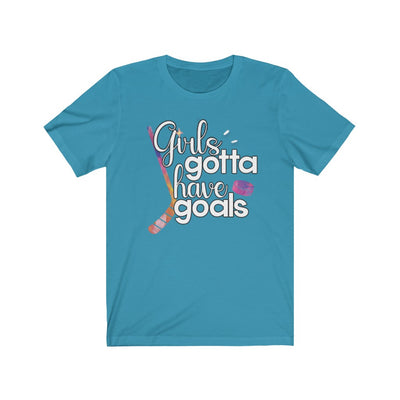 "Girls Gotta Have Goals" Unisex Jersey Tee