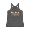 Pelech 3 New York Hockey Women's Tri-Blend Racerback Tank Top