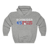 Schneider 45 New York Hockey Unisex Hooded Sweatshirt