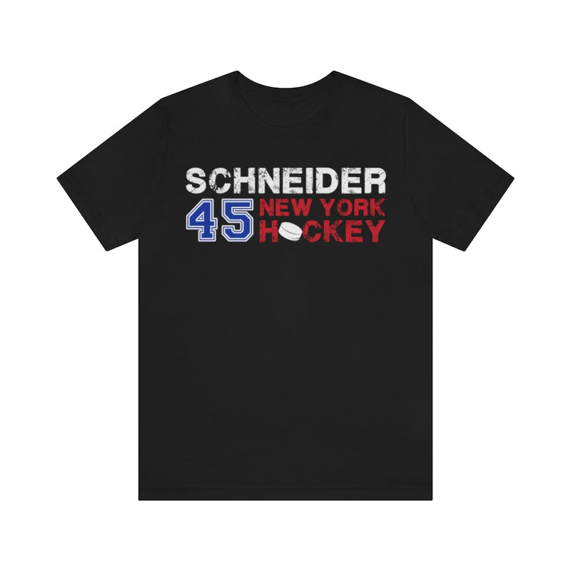 Schneider 45 New York Hockey Unisex Jersey Tee
