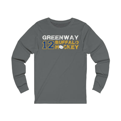 Greenway 12 Buffalo Hockey Unisex Jersey Long Sleeve Shirt