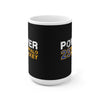 Power 25 Buffalo Hockey Ceramic Coffee Mug In Black, 15oz