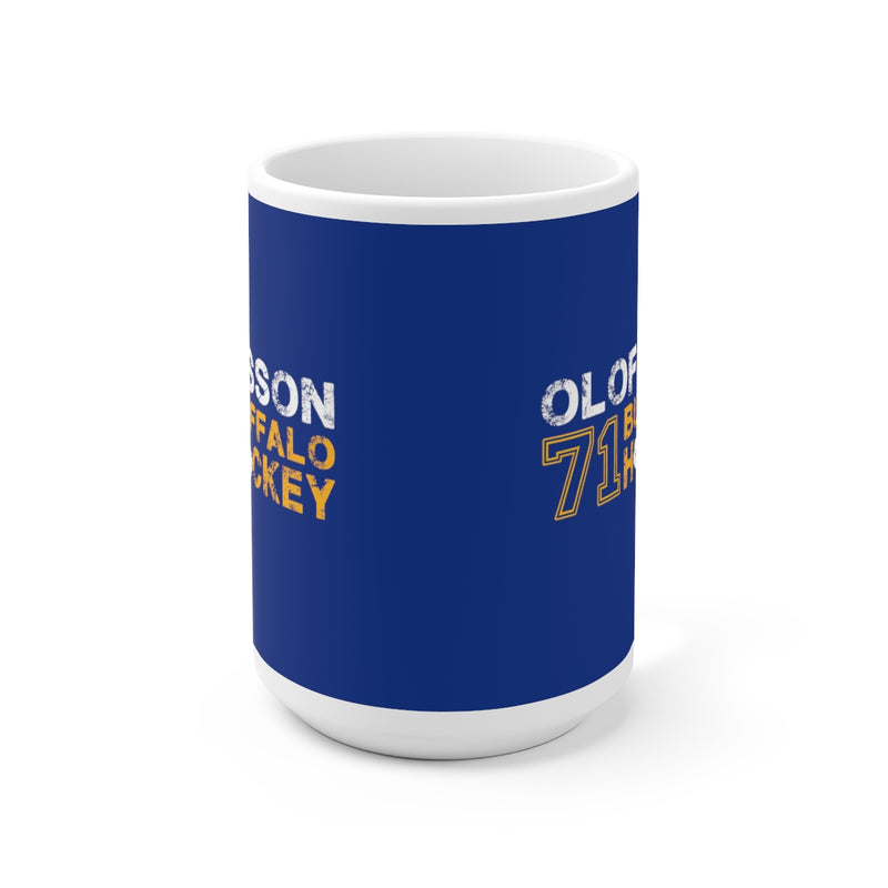 Olofsson 71 Buffalo Hockey Ceramic Coffee Mug In Royal Blue, 15oz