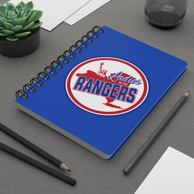 Ladies Of The Rangers Spiral Bound Journal In Blue