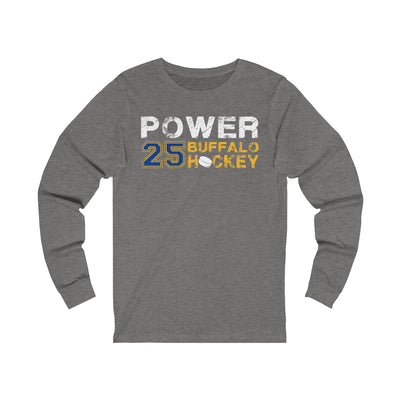 Power 25 Buffalo Hockey Unisex Jersey Long Sleeve Shirt