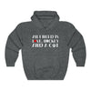 "All I Need Is Love, Hockey And A Cat" Unisex Hooded Sweatshirt