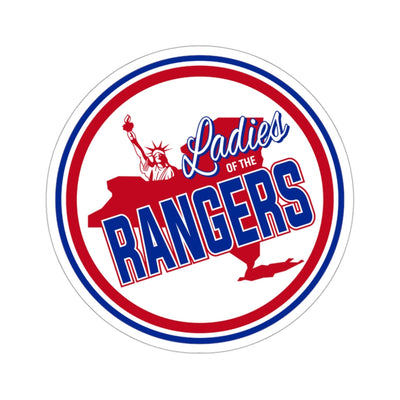 Ladies Of The Rangers Group Logo Kiss-Cut Stickers