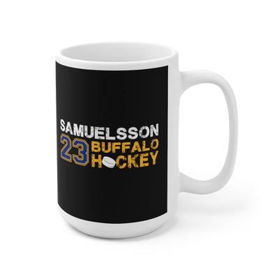 Samuelsson 23 Buffalo Hockey Ceramic Coffee Mug In Black, 15oz