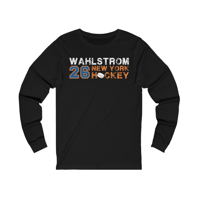 Wahlstrom 26 New York Hockey Unisex Jersey Long Sleeve Shirt