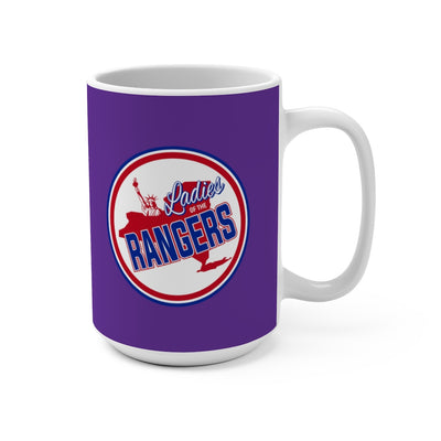 Ladies Of The Rangers Ceramic Coffee Mug, Purple, 15oz