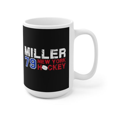 Miller 79 New York Hockey Ceramic Coffee Mug In Black, 15oz