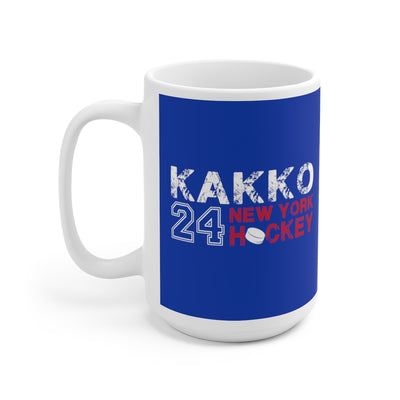 Kakko 24 New York Hockey Ceramic Coffee Mug In Blue, 15oz