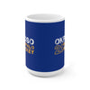 Okposo 21 Buffalo Hockey Ceramic Coffee Mug In Royal Blue, 15oz