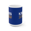 Krebs 19 Buffalo Hockey Ceramic Coffee Mug In Royal Blue, 15oz