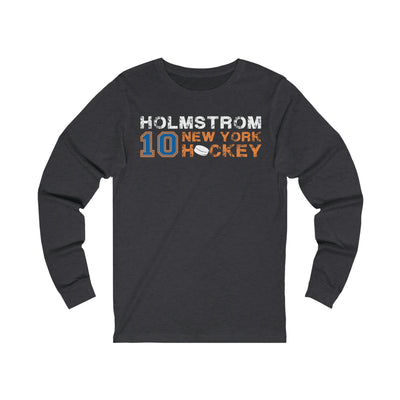 Holmstrom 10 New York Hockey Unisex Jersey Long Sleeve Shirt