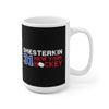 Shesterkin 31 New York Hockey Ceramic Coffee Mug In Black, 15oz