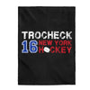 Trocheck 16 New York Hockey Velveteen Plush Blanket