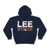 Lee 27 New York Hockey Unisex Hooded Sweatshirt