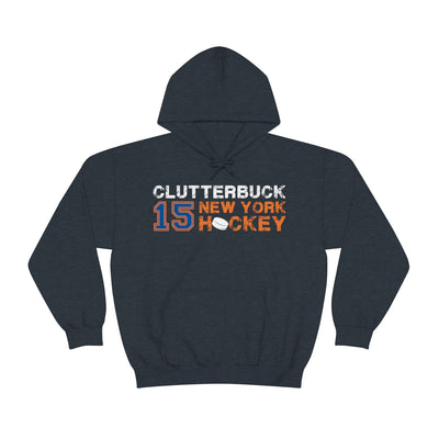 Clutterbuck 15 New York Hockey Unisex Hooded Sweatshirt