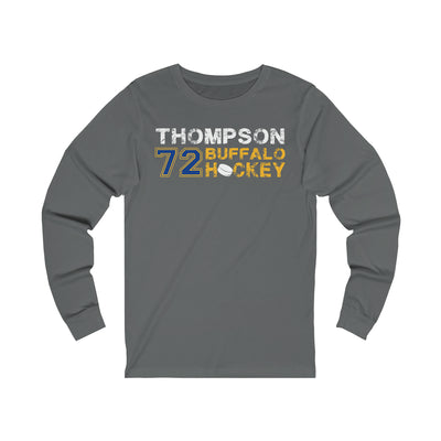 Thompson 72 Buffalo Hockey Unisex Jersey Long Sleeve Shirt