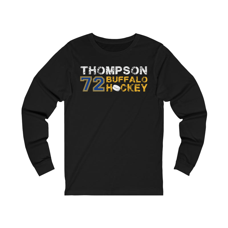 Thompson 72 Buffalo Hockey Unisex Jersey Long Sleeve Shirt