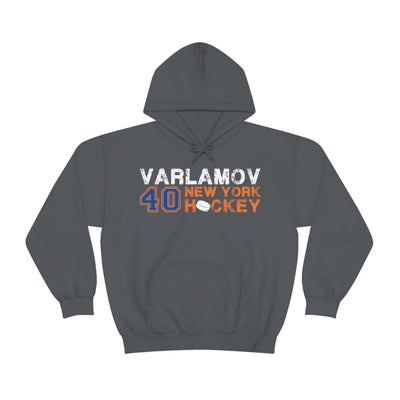 Varlamov 40 New York Hockey Unisex Hooded Sweatshirt