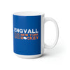 Engvall 18 New York Hockey Ceramic Coffee Mug In Blue, 15oz