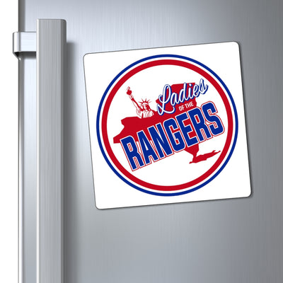 Ladies Of The Rangers Multi-Use Magnets, White