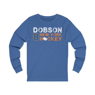 Dobson 8 New York Hockey Unisex Jersey Long Sleeve Shirt