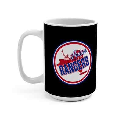 Ladies Of The Rangers Ceramic Coffee Mug, Black, 15oz