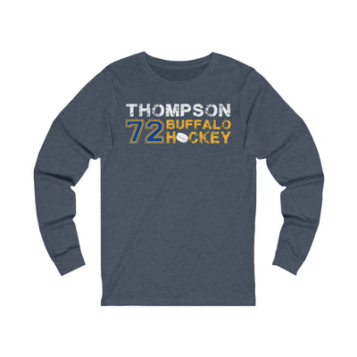 Thompson 72 Buffalo Hockey Unisex Jersey Long Sleeve Shirt