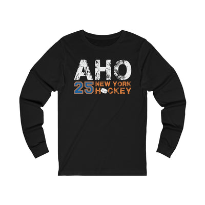 Aho 25 New York Hockey Unisex Jersey Long Sleeve Shirt