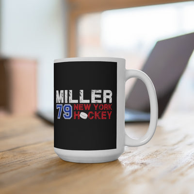 Miller 79 New York Hockey Ceramic Coffee Mug In Black, 15oz