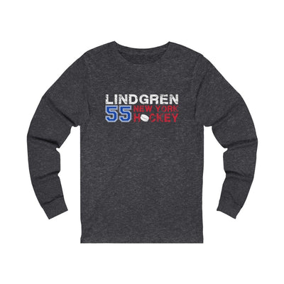 Lindgren 55 New York Hockey Unisex Jersey Long Sleeve Shirt