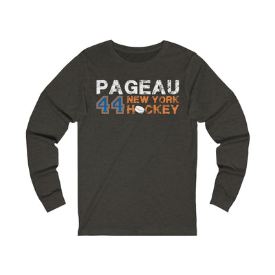 Pageau 44 New York Hockey Unisex Jersey Long Sleeve Shirt