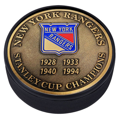 New York Rangers Hockey Puck