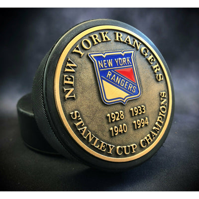 New York Rangers Hockey Puck