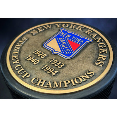 New York Rangers Hockey Puck