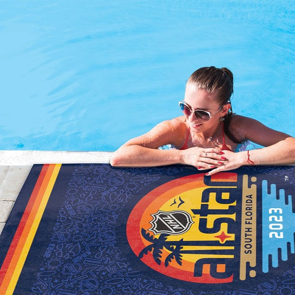 2023 NHL All-Star Game Spectra Beach Towel, 30x60 Inch