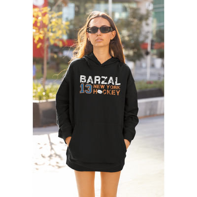 Barzal 13 New York Hockey Unisex Hooded Sweatshirt