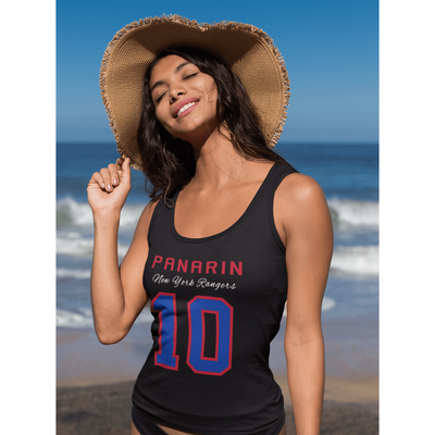 Panarin 10 New York Rangers Women's Tri-Blend Racerback Tank Top