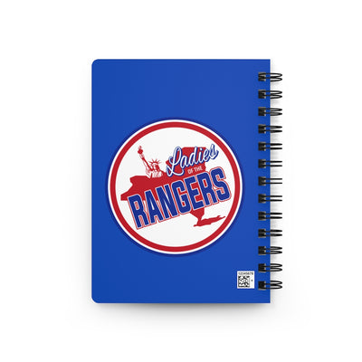 Ladies Of The Rangers Spiral Bound Journal In Blue