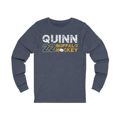 Quinn 22 Buffalo Hockey Unisex Jersey Long Sleeve Shirt